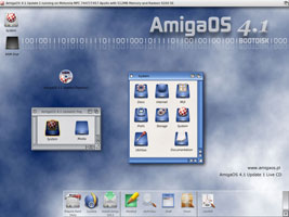AmigaOS 4.1 w trybie Live CD